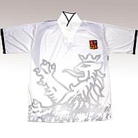 Fotbalový dres ČR, bílý dětský,128