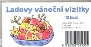 Ladovy vánoční vizitky - 12 ks.