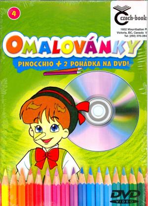 Omalovánky Pinocchio + Pohádka na DVD