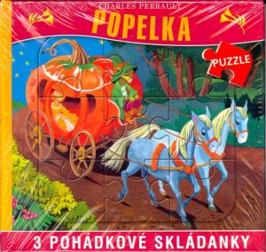 Popelka + 3 pohádkové skládanky