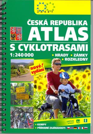 Česká republika: Atlas s cyklotrasami