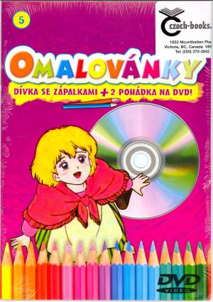  DVD Omalovánky a Dívka se zápalkami na DVD